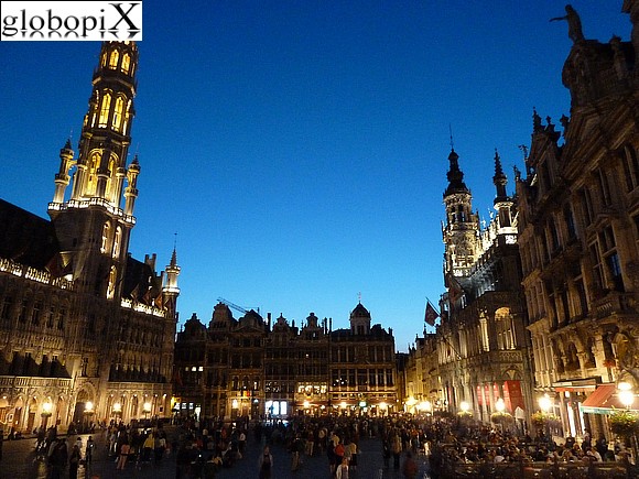 Bruxelles - Grand Place di notte