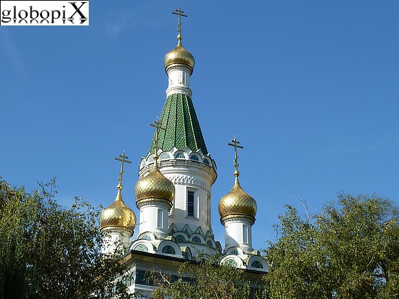 Sofia - Cupole dorate di San Nicola
