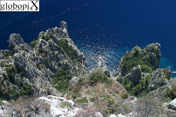 Capri - The sea cliffs