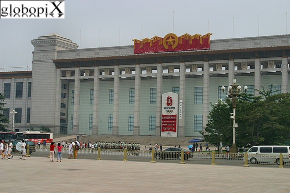 Pechino - Piazza Tiananmen - Museo Nazionale della Cina