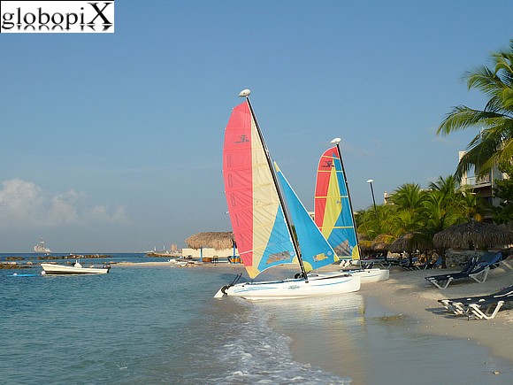 Curacao - Spiaggia del Breezes Resort di Curacao