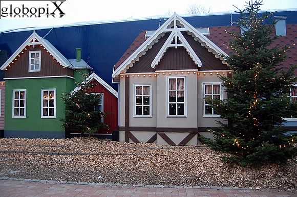 Copenaghen - Case tipiche nel quartiere di Tivoli