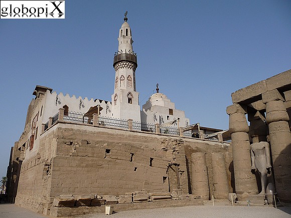 Luxor - Moschea nel tempio di Luxor