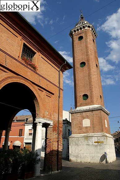 Comacchio - Loggia dei Grano and Torre dell'Orologio