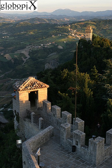 San Marino - Panorama from 'La Cesta'