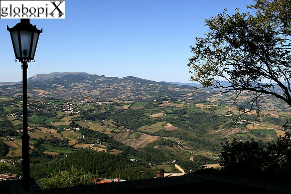San Marino - Panorama from Rocca