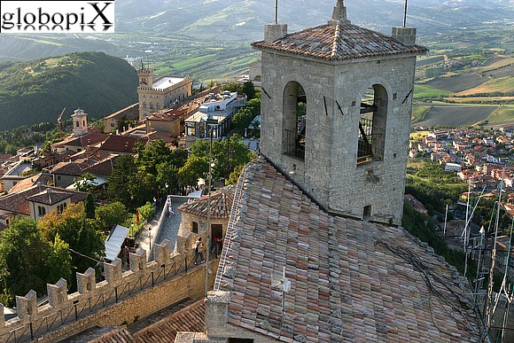 San Marino - Panorama from the Rocca