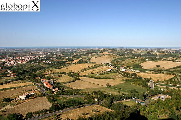 Verucchio - Panorama from the Rocca Malatestiana