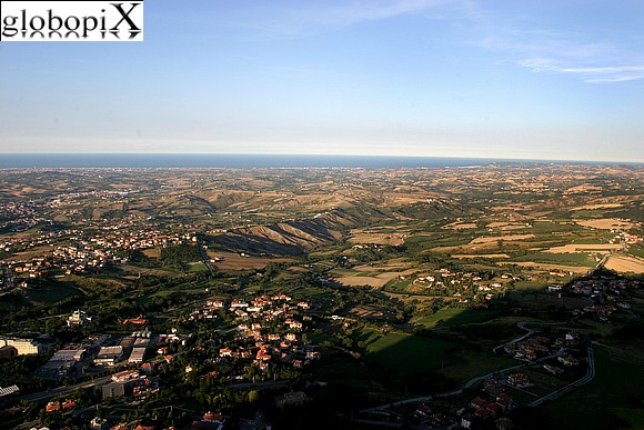 San Marino - Panorama dalla Rocca