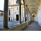 Photo: San Sisto courtyard with porticoes on three side