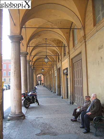 Modena - Porticos of Piazza Roma