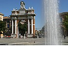 Photo: Piazza Ganganelli and Arco Trionfale
