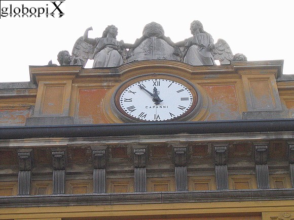 Piacenza - The clock of Palazzo Vescovile 