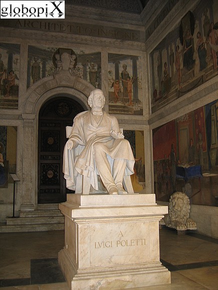 Modena - The Luigi Poletti statue