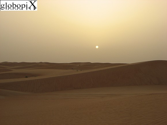 Dubai - Tramonto nel deserto