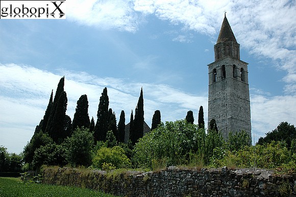 Aquileia - Campanile della Basilica di Aquileia