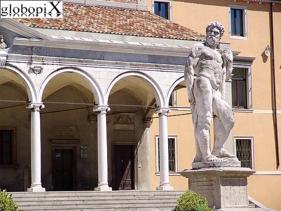 Udine - Piazza della Libertà - Statue of Ercole