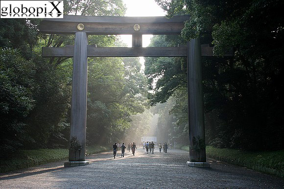 Tokyo - Torii del santuario Meiji