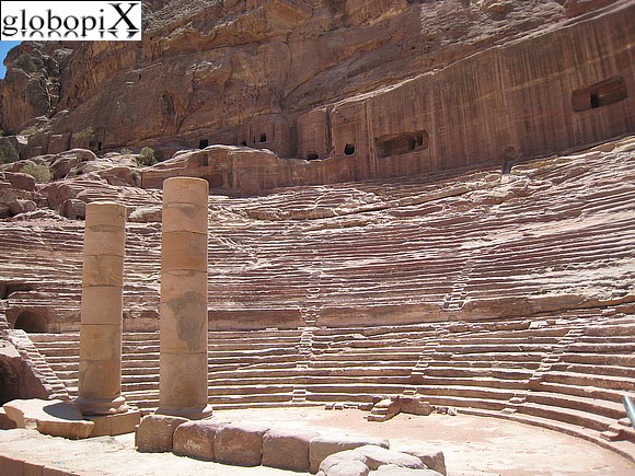Petra - Anfiteatro romano a Petra