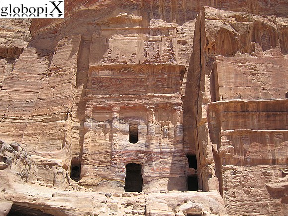 Petra - Tomba di Seta a Petra