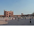 Foto: Cortile della Moschea di Delhi