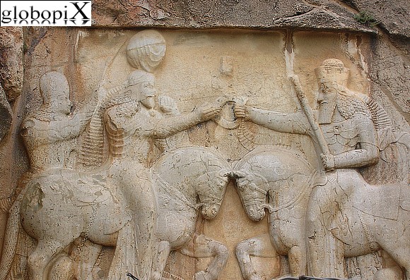 Iran - Bassorilievo a Persepolis