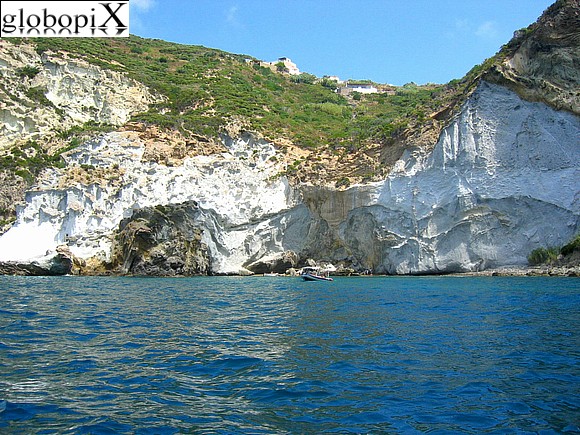 Ponza and Ventotene - Ponza's rugged coast