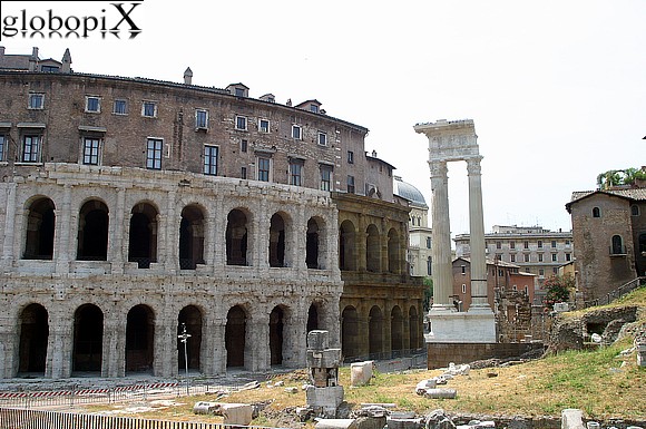 Rome - Teatro Marcello and Palazzo Orsini