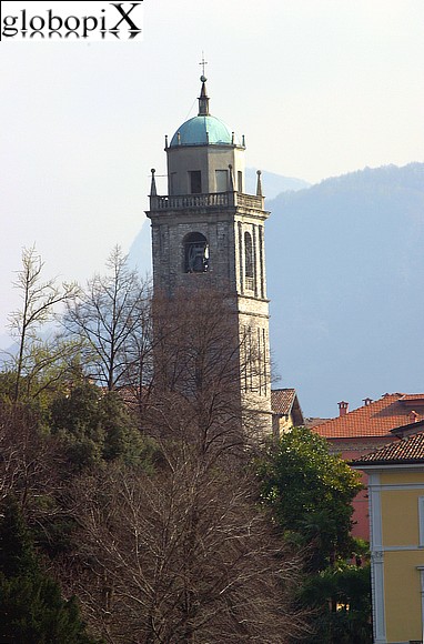 Lago di Como - Bell tower of Basilica di San Giacomo
