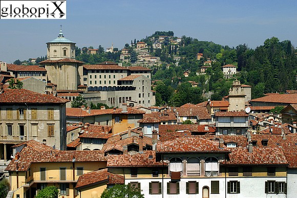Bergamo - Colle S. Vigilio visto dal Campanone