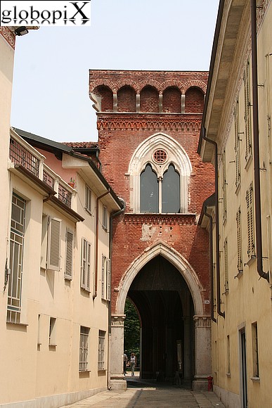 Vigevano - Neo-gothic entrance