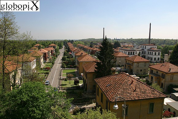 Crespi d'Adda - Panorama of the village