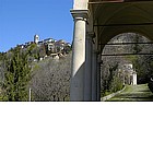 Foto: Panorama del borgo e via del Rosario