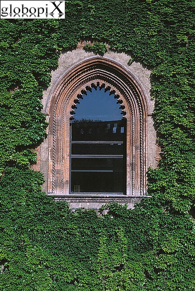Milan - Windows of Castello Sforzesco