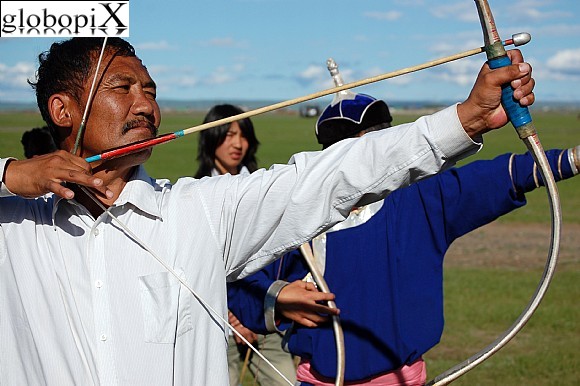 Mongolia - Tiro con l'arco in Mongolia