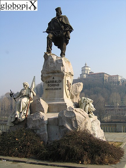 Turin - Monument to Giuseppe Garibaldi