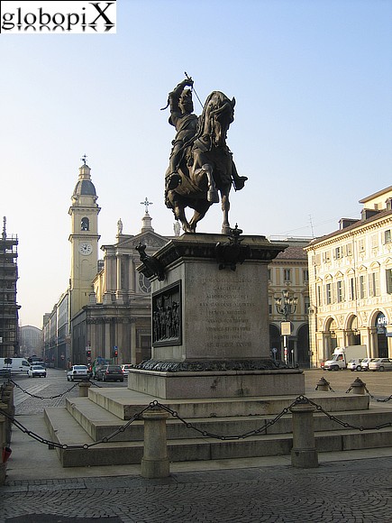 Torino - Monumento Equestre in Piazza San Carlo