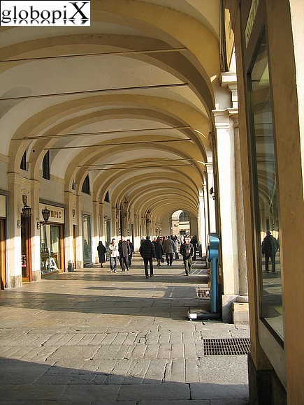 Turin - Porticoes of Piazza San Carlo