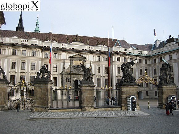 Praga - Cortile d'onore del Castello