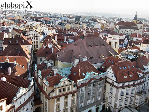 Praga - Vista dalla Torre del Municipio