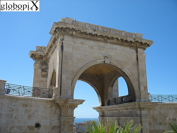 Cagliari - Arco del bastione di Saint Remy