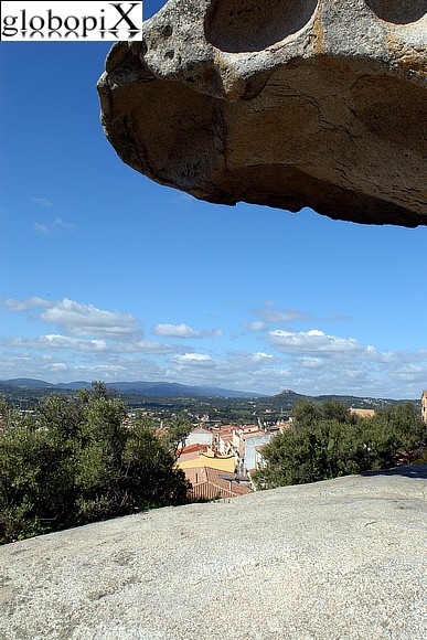 Arzachena - Panorama dalla roccia del Fungo