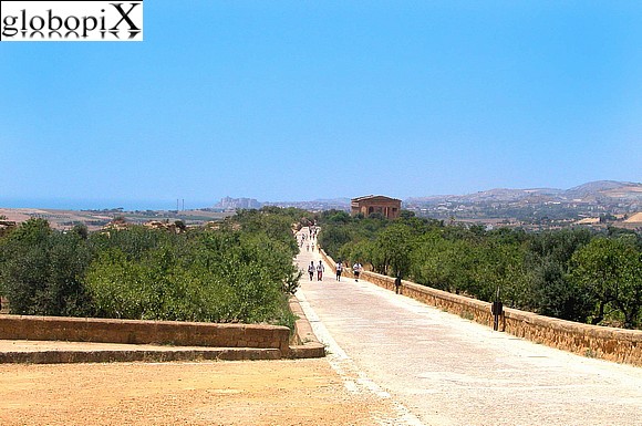 Agrigento - Panorama dalla Valle dei Templi