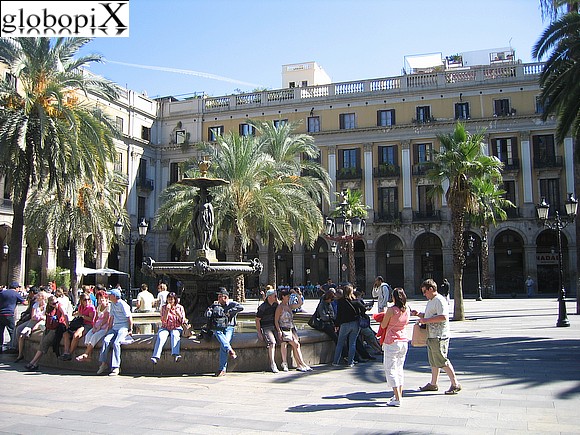 Barcelona - Placa e Palacio Reial