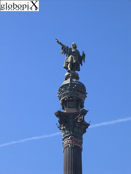 Barcellona - Statua di Cristoforo Colombo