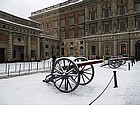 Foto: Cannoni davanti al Palazzo Reale