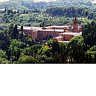 Photo: Vista panoramica di Monte Oliveto Maggiore