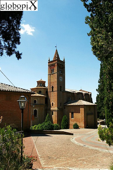 Abbazie Toscane - Chiesa dell'Abbazia Monte Oliveto Maggiore