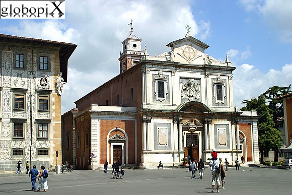 Pisa - Chiesa di S. Stefano on Piazza dei Cavalieri