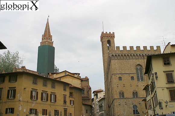 Florence - Palazzo del Bargello and Badia Fiorentina